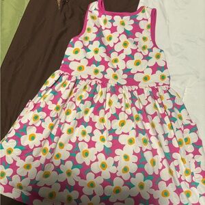 Hanna Andersson Pink Floral Kids Dress